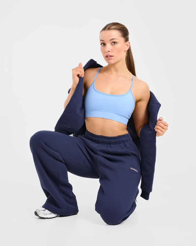 AYBL Sports Outline Oversized mjukisbyxor med raka ben