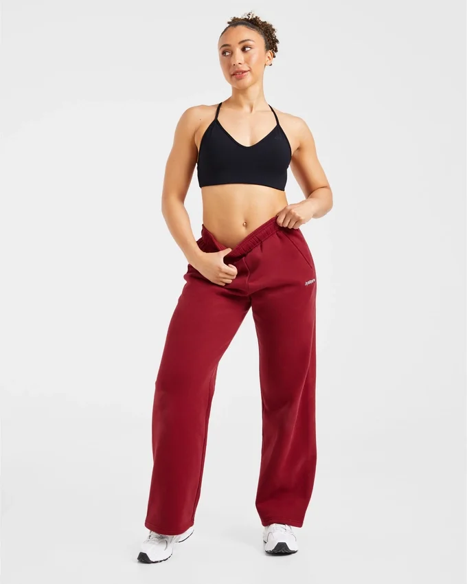 AYBL Sports Outline Oversized mjukisbyxor med raka ben