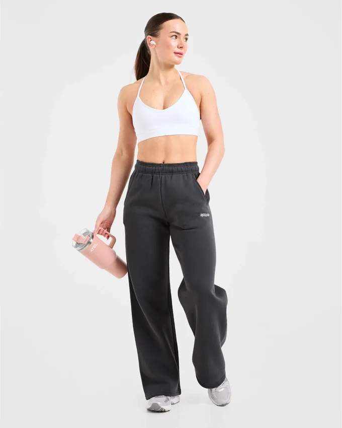 AYBL Sports Outline Oversized mjukisbyxor med raka ben