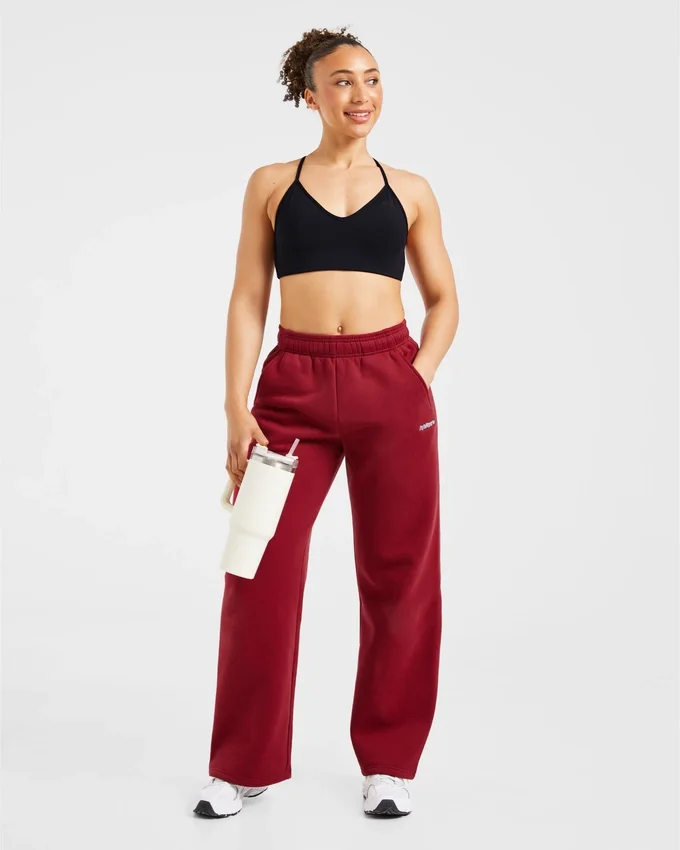AYBL Sports Outline Oversized mjukisbyxor med raka ben