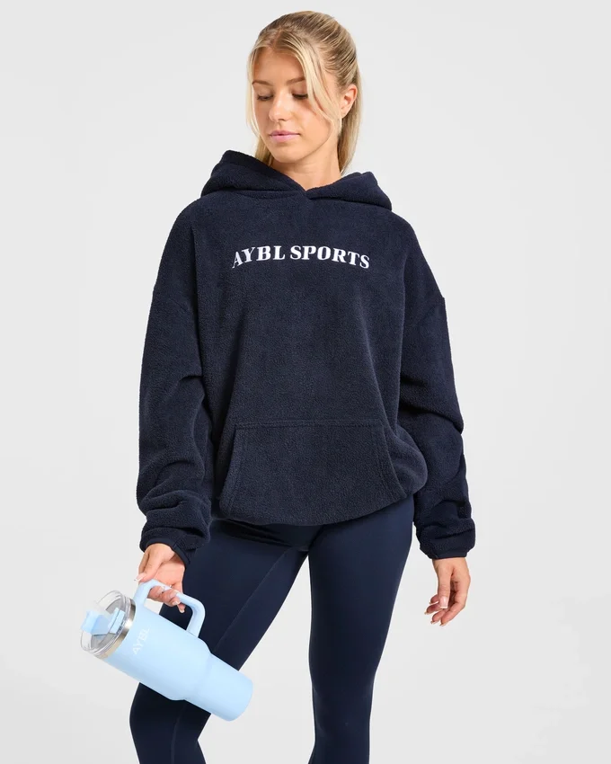 AYBL Sports oversized fleece-hoodie