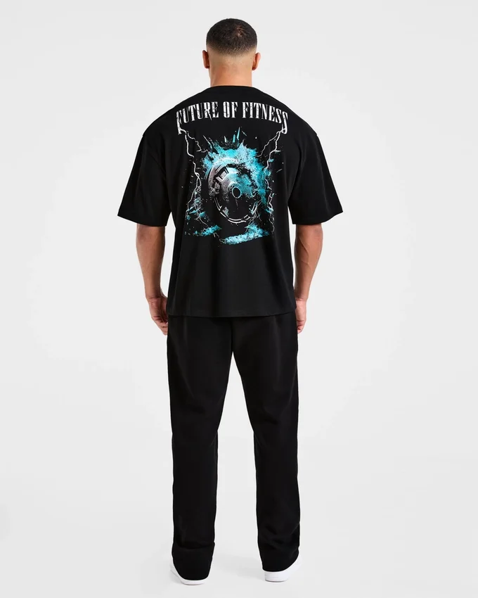 Breaking Weights T-shirt i oversized-modell