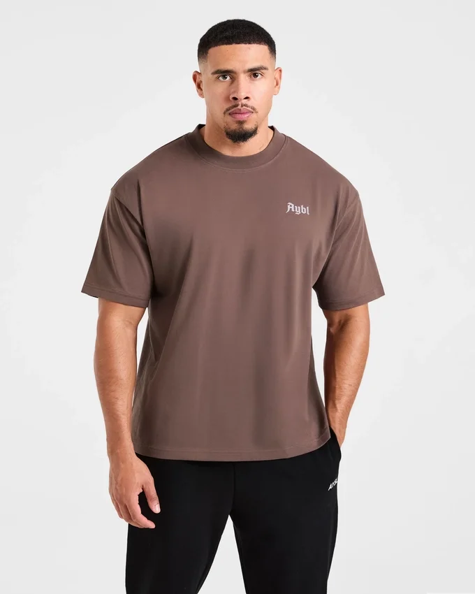 ”Built for Lifters” T-shirt i oversized-modell