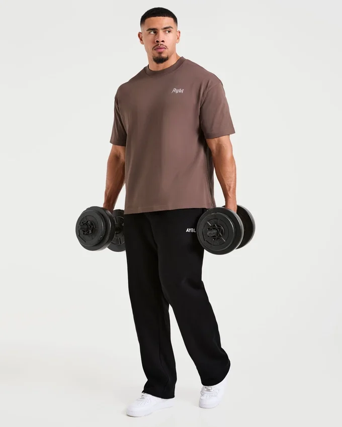 ”Built for Lifters” T-shirt i oversized-modell