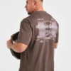 ”Built for Lifters” T-shirt i oversized-modell