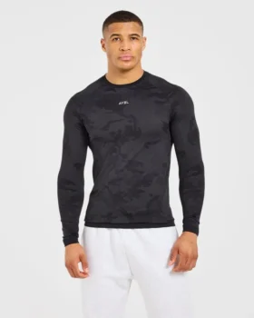 Camo Seamless Long Sleeve T Shirt