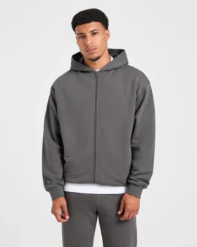 Craft Oversized-hoodie med dragkedja