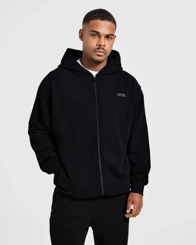 Craft Oversized-hoodie med dragkedja