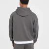 Craft Oversized-hoodie med dragkedja
