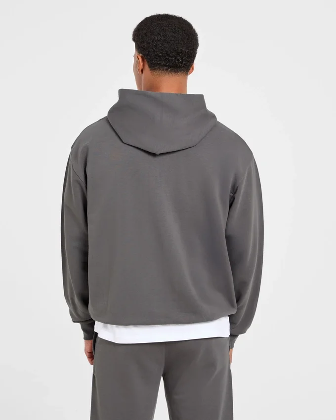 Craft Oversized-hoodie med dragkedja