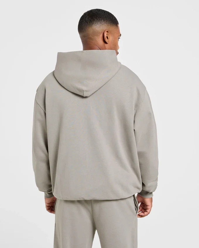 Craft Oversized-hoodie med dragkedja
