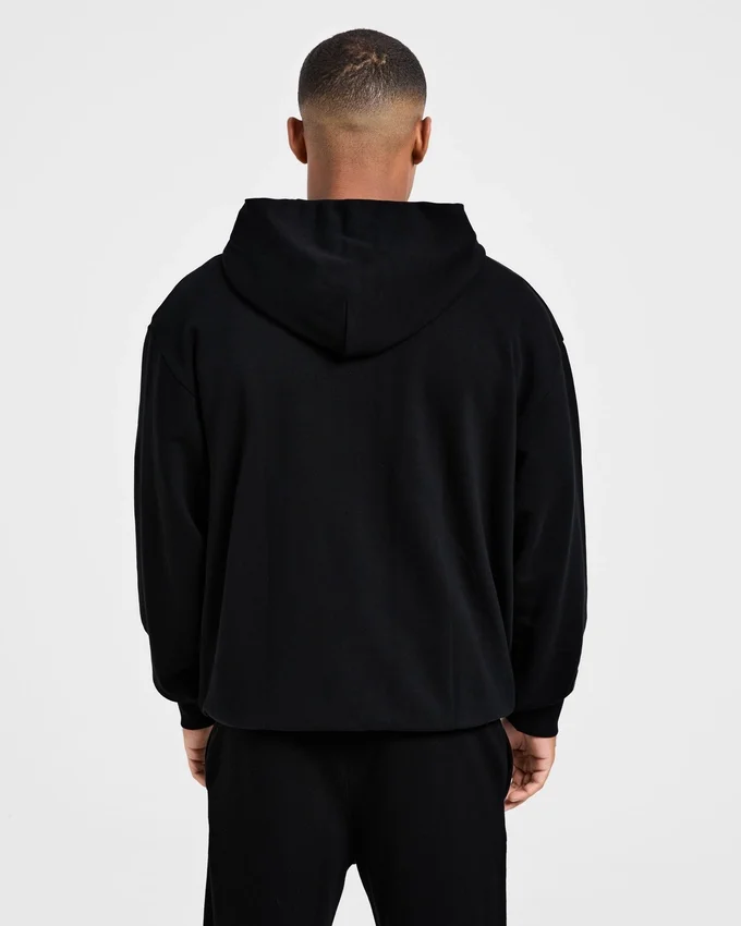 Craft Oversized-hoodie med dragkedja