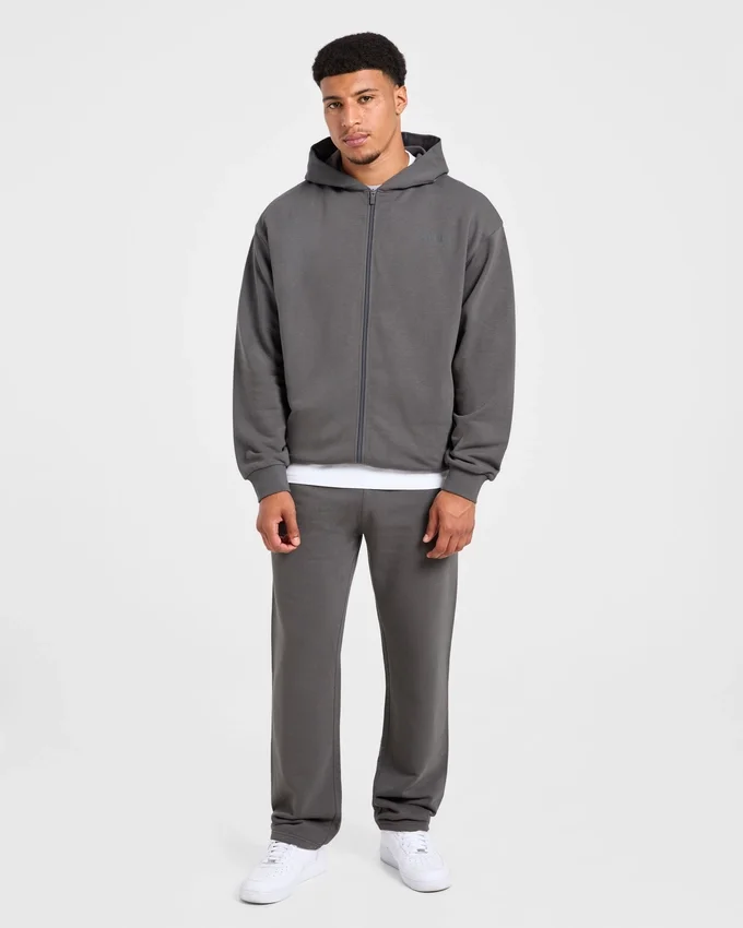 Craft Oversized-hoodie med dragkedja
