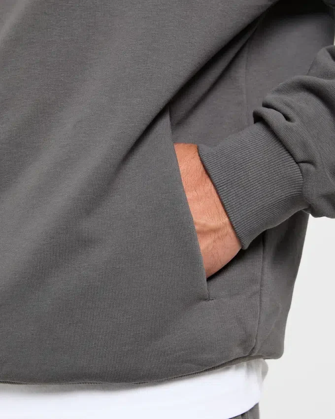 Craft Oversized-hoodie med dragkedja
