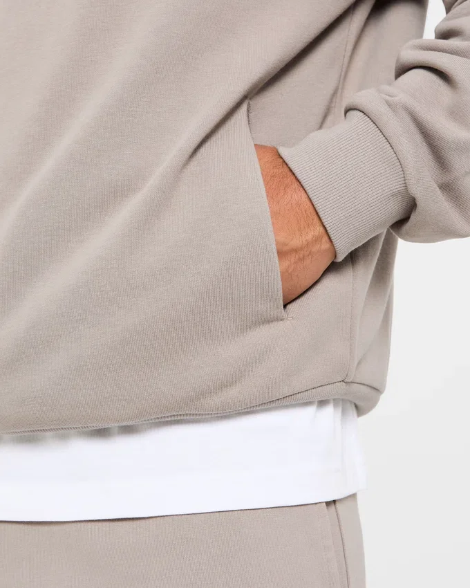 Craft Oversized-hoodie med dragkedja