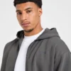 Craft Oversized-hoodie med dragkedja