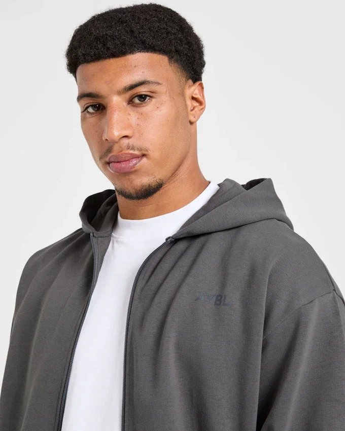 Craft Oversized-hoodie med dragkedja