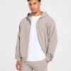 Craft Oversized-hoodie med dragkedja