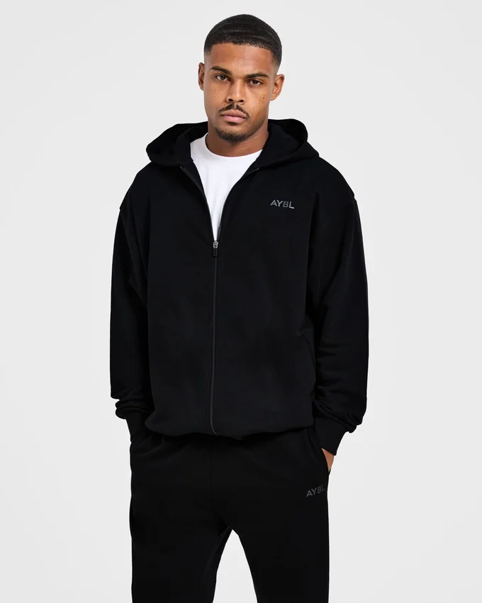 Craft Oversized-hoodie med dragkedja