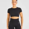 Empower sömlös crop top