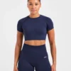Empower sömlös crop top