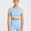 Empower sömlös crop top
