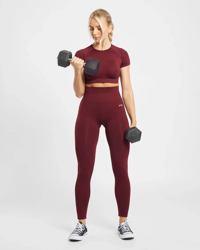 Empower sömlös crop top
