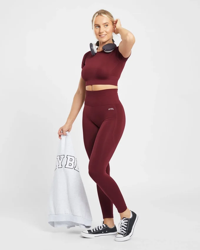 Empower sömlös crop top