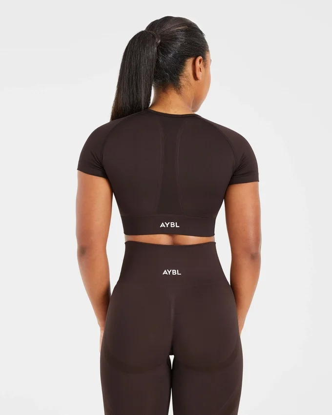 Empower sömlös crop top