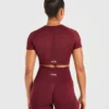 Empower sömlös crop top