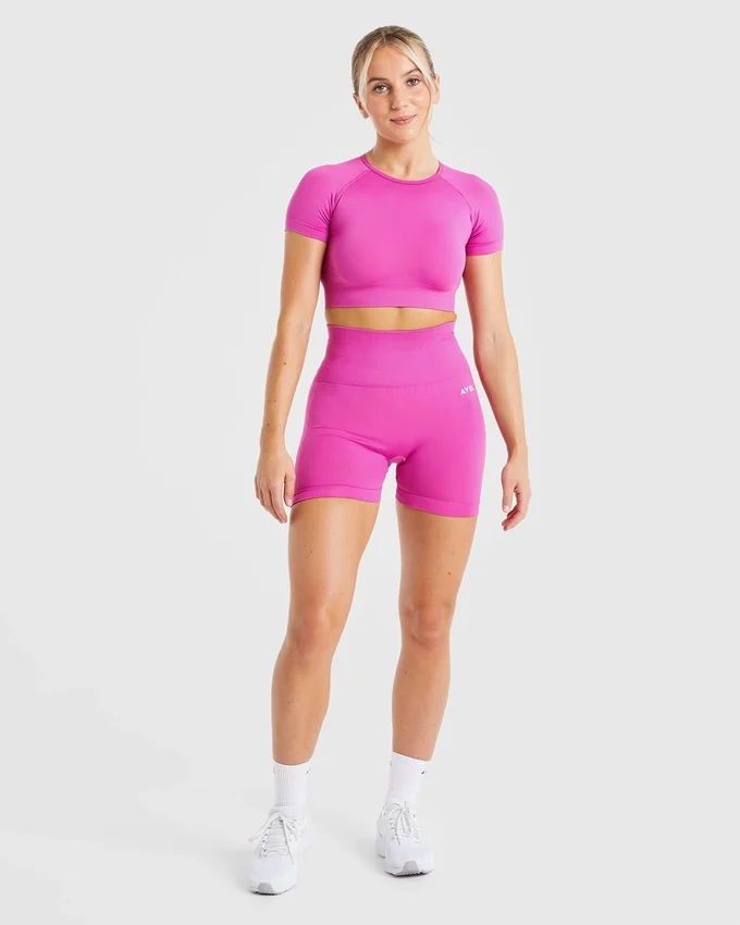 Empower sömlös crop top