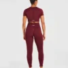 Empower sömlös crop top