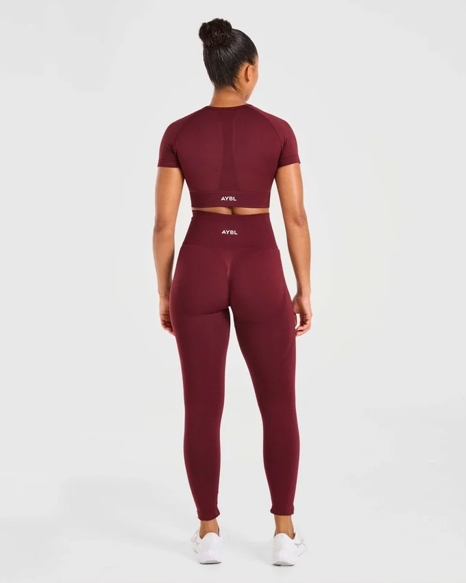 Empower sömlös crop top