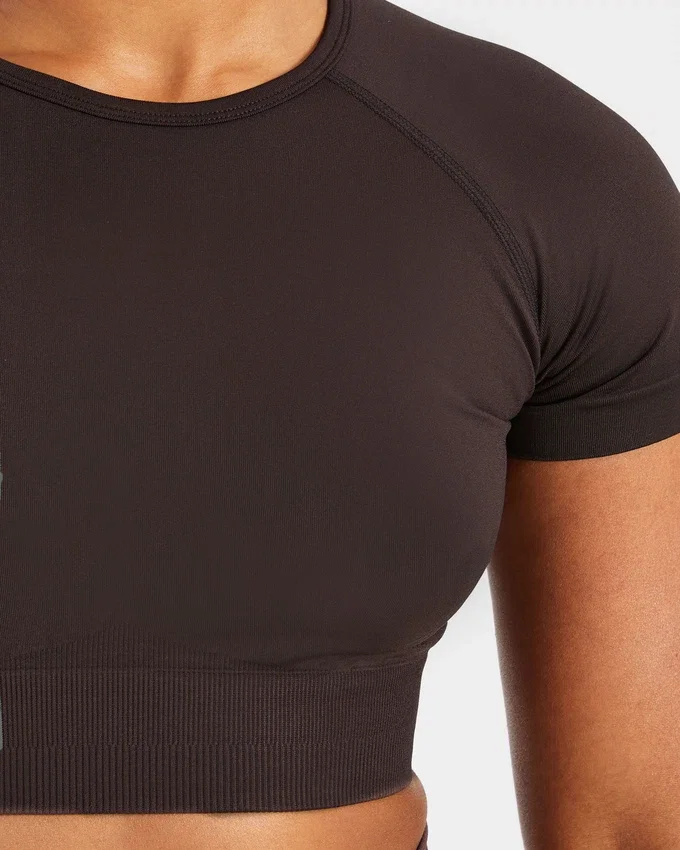 Empower sömlös crop top