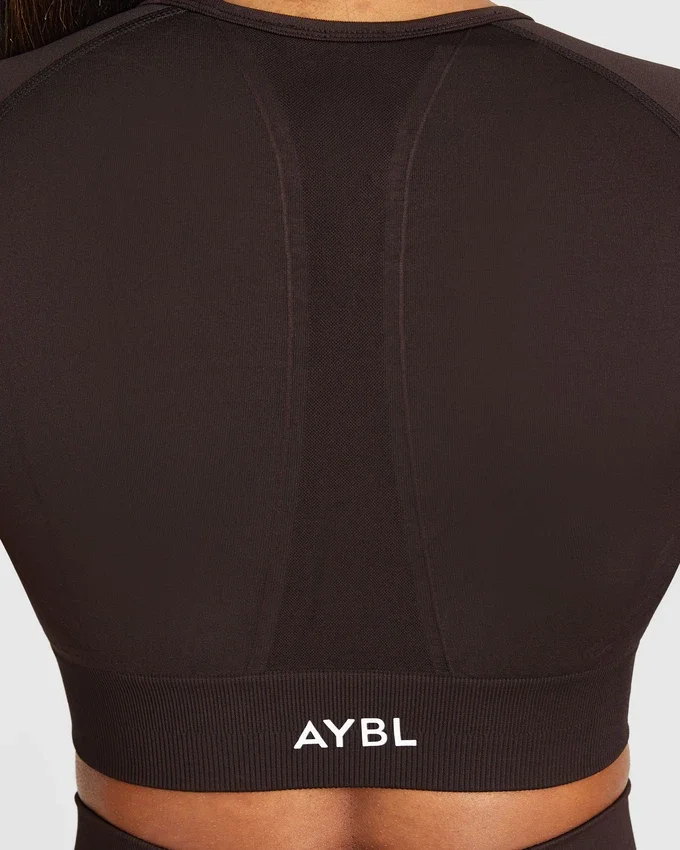 Empower sömlös crop top