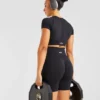 Empower sömlös crop top