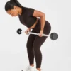 Empower sömlös crop top