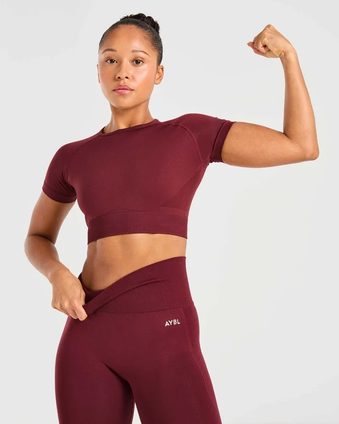 Empower sömlös crop top
