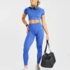 Empower sömlös crop top