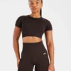 Empower sömlös crop top