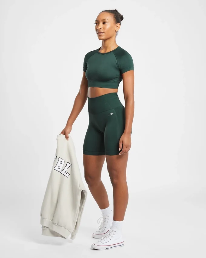 Empower sömlös crop top