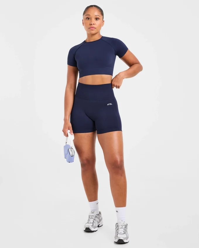 Empower sömlös crop top