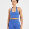 Empower sömlös halterneck-crop-top