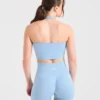 Empower sömlös halterneck-crop-top