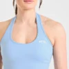 Empower sömlös halterneck-crop-top