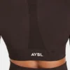 Empower sömlös långärmad crop-top