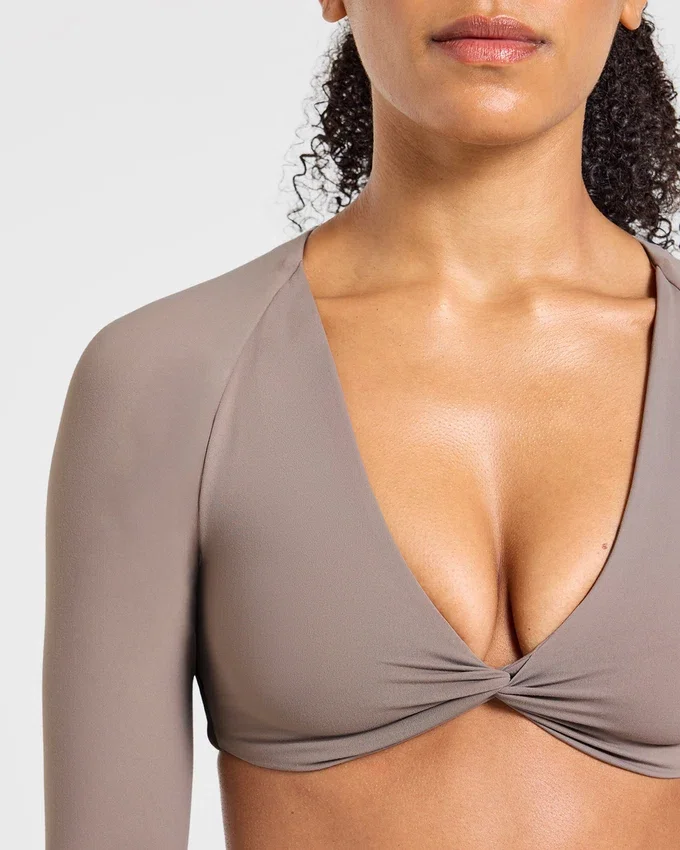 Engage långärmad crop-top