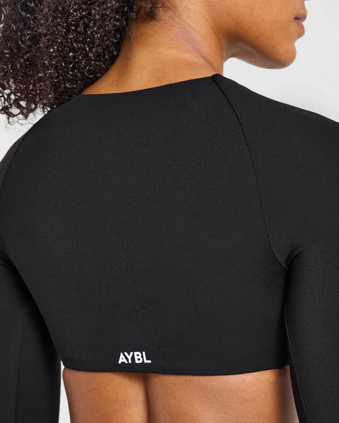 Engage långärmad crop-top