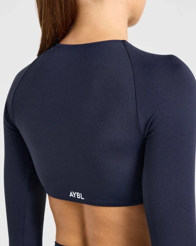 Engage långärmad crop-top
