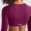Engage långärmad crop-top